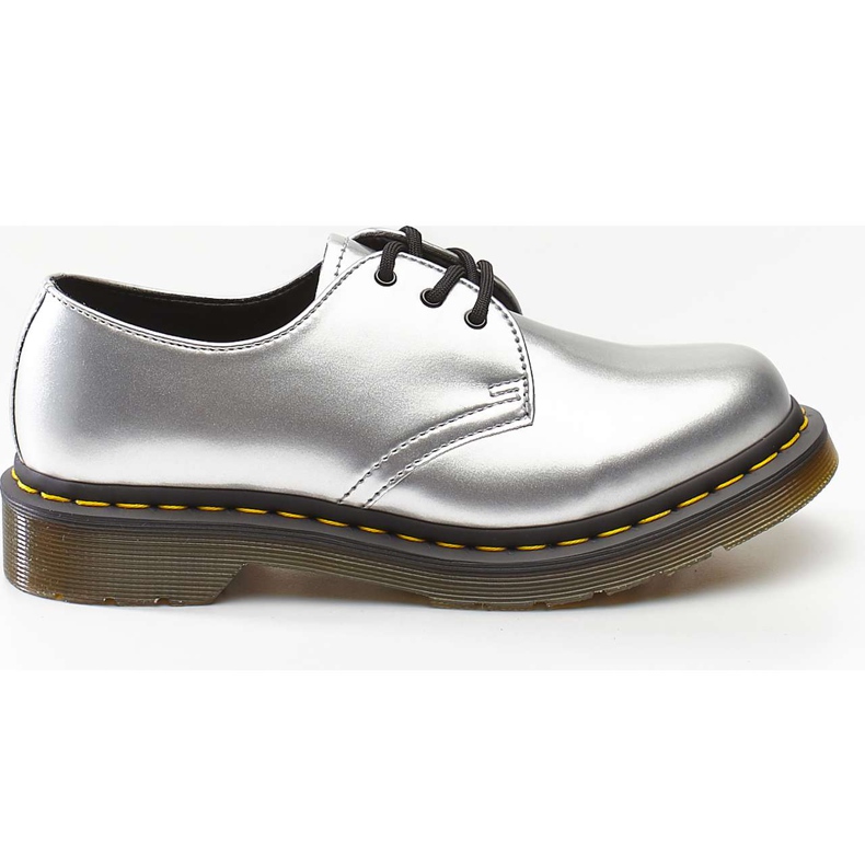 Dr. Martens 1461 Vegan Chrome Silver Chrome Peinture Métallisée gris Dr. Martens 1461 Vegan Chrome Silver Chrome Peinture Métallisée gris