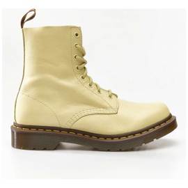 Dr. Martens 1460 Pascal Virginia Jaune Pastel Virginie brun Dr. Martens 1460 Pascal Virginia Jaune Pastel Virginie brun