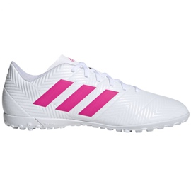 Chaussures de football Adidas Nemeziz 18.4 Tf M D97993 multicolore blanche