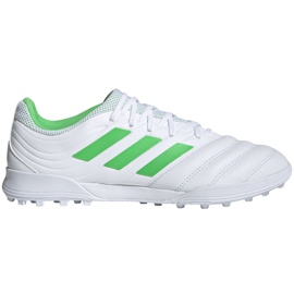Chaussures de foot Adidas Copa 19.3 Tf M D98064 blanche blanche Chaussures de foot Adidas Copa 19.3 Tf M D98064 blanche blanche