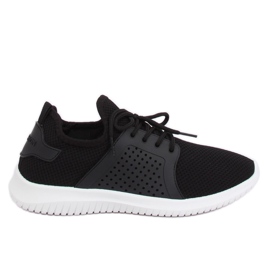 Chaussures de sport noires 7758-Y Noir