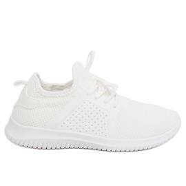 Chaussures de sport blanches 7758-Y Blanc