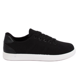 Baskets noires pour femmes noires 7062-Y Noir le noir