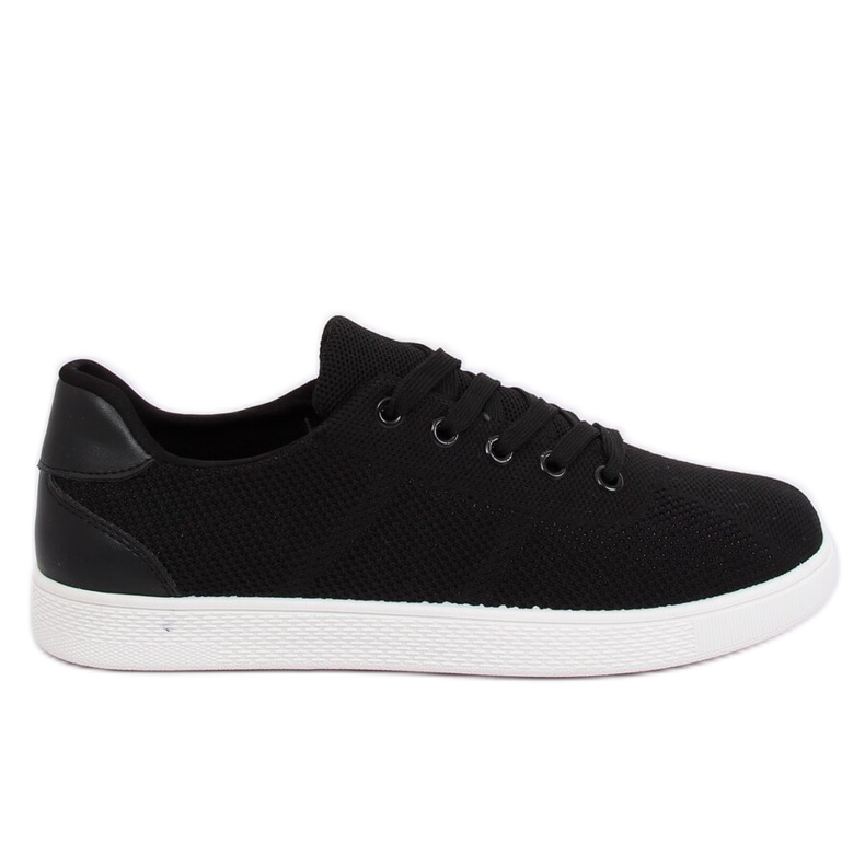 Baskets noires pour femmes noires 7062-Y Noir le noir
