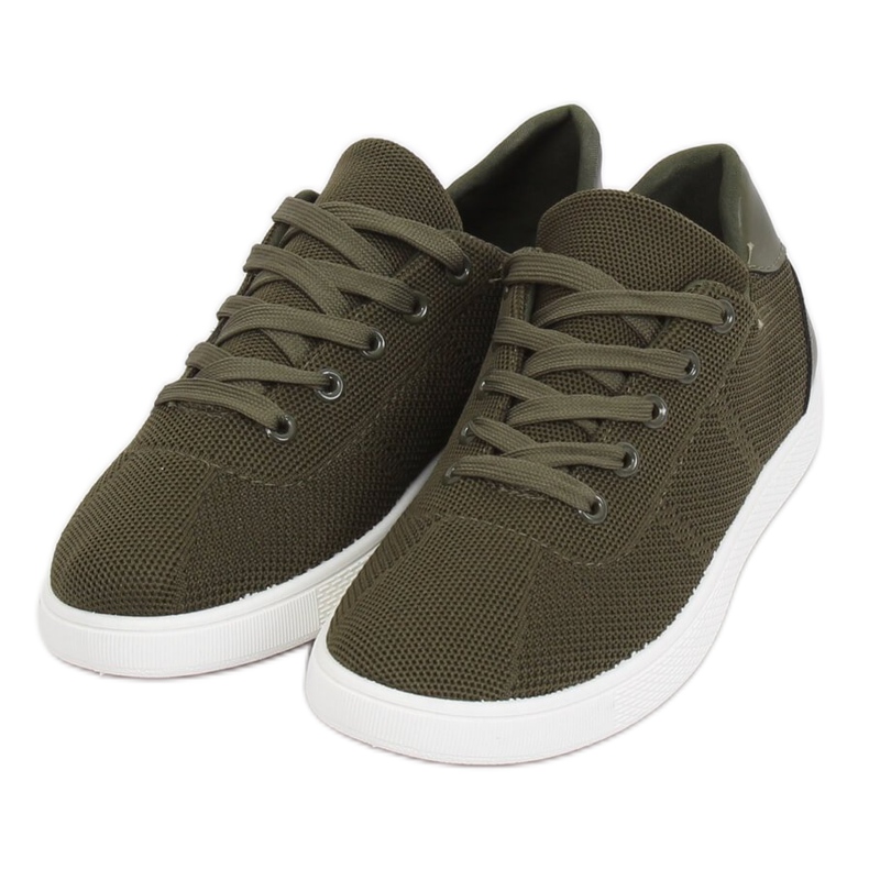 Baskets femme vertes 7062-Y DK.GREEN