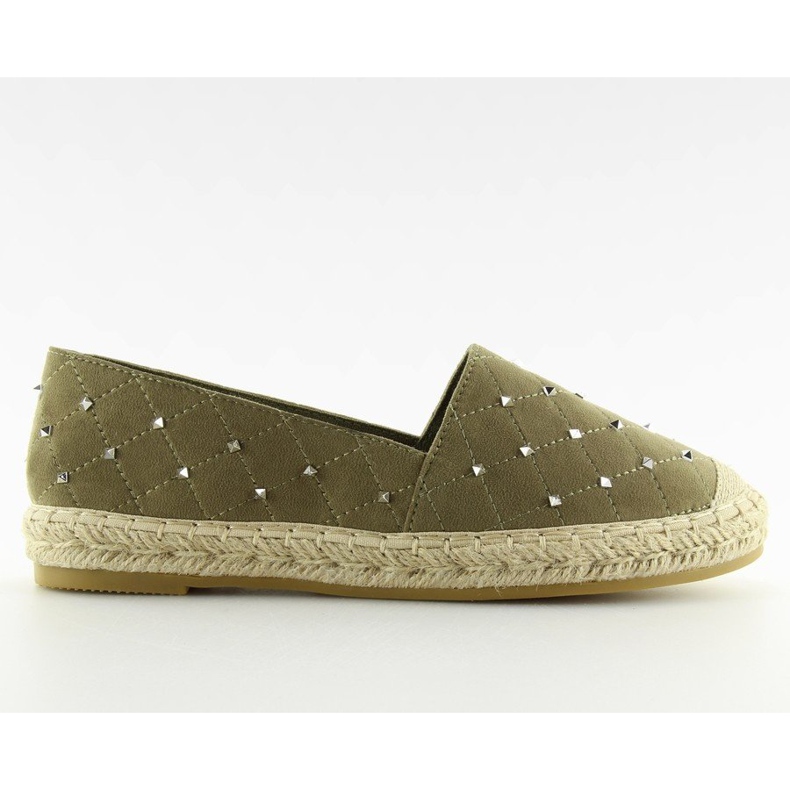 Espadrilles avec goujons vert 5481 Vert II-GAT