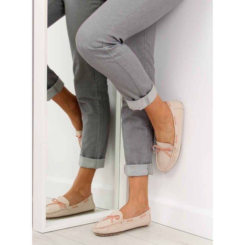 Mocassins classiques pour femmes beiges 3145 Beige II-GAT