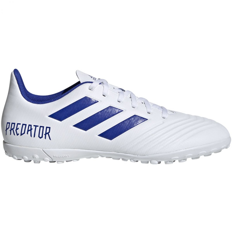 Chaussures de foot Adidas Predator 19.4 Tf M D97971 blanche blanche