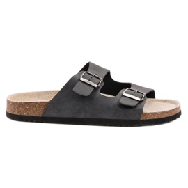 Pantoufles confortables pour femmes noir