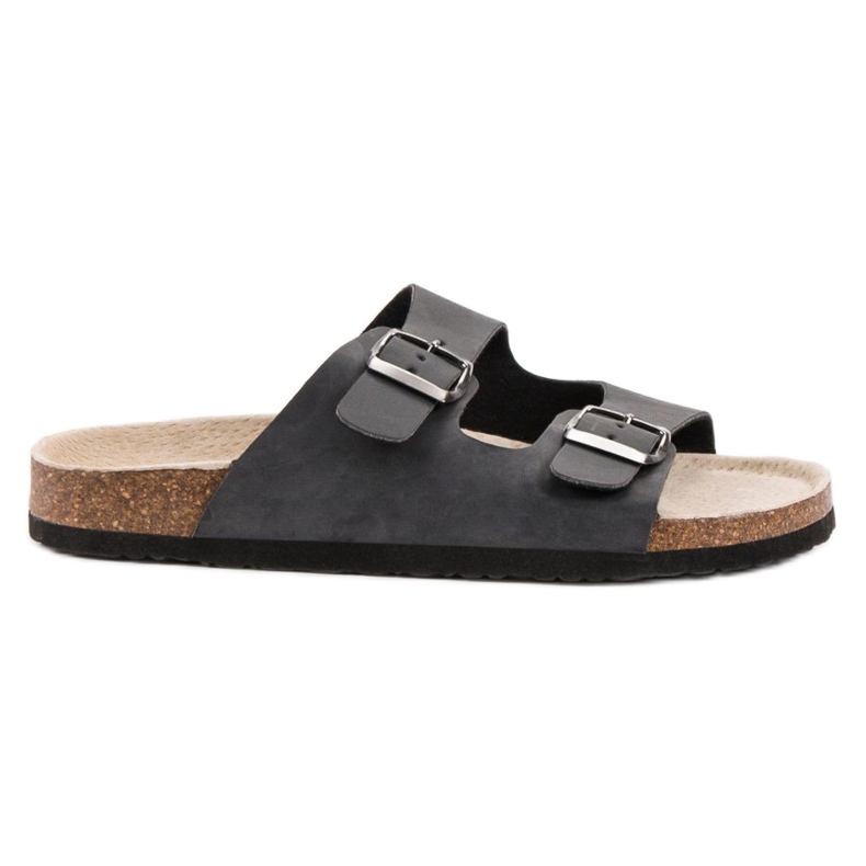 Pantoufles confortables pour femmes le noir