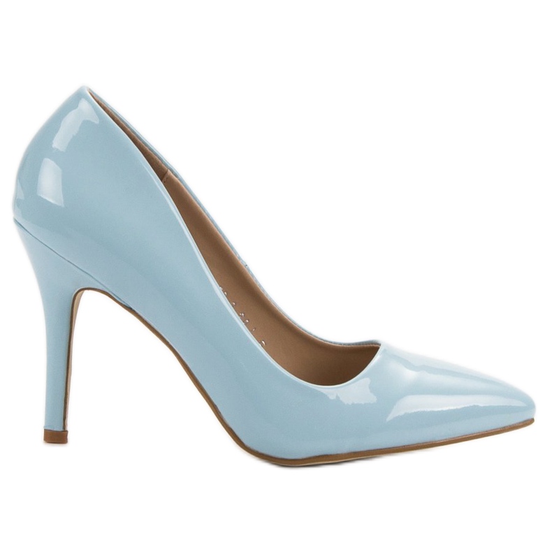 Goupilles vernies bleu