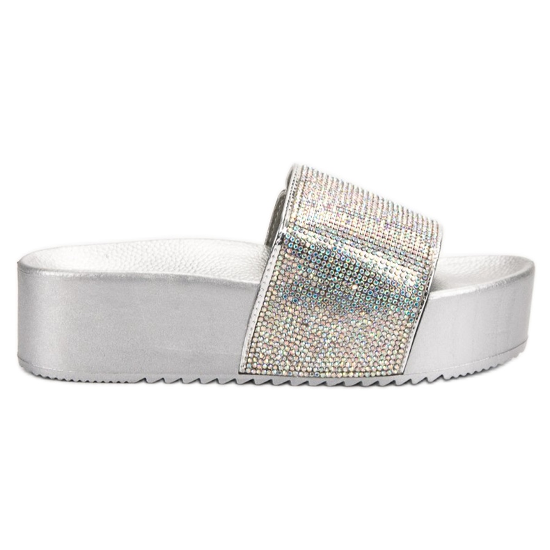 Marquiz Pantoufles À La Mode Sur La Plateforme gris