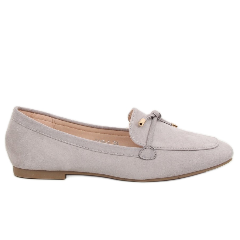 Gris Mocassins femme gris 7115-P Gris