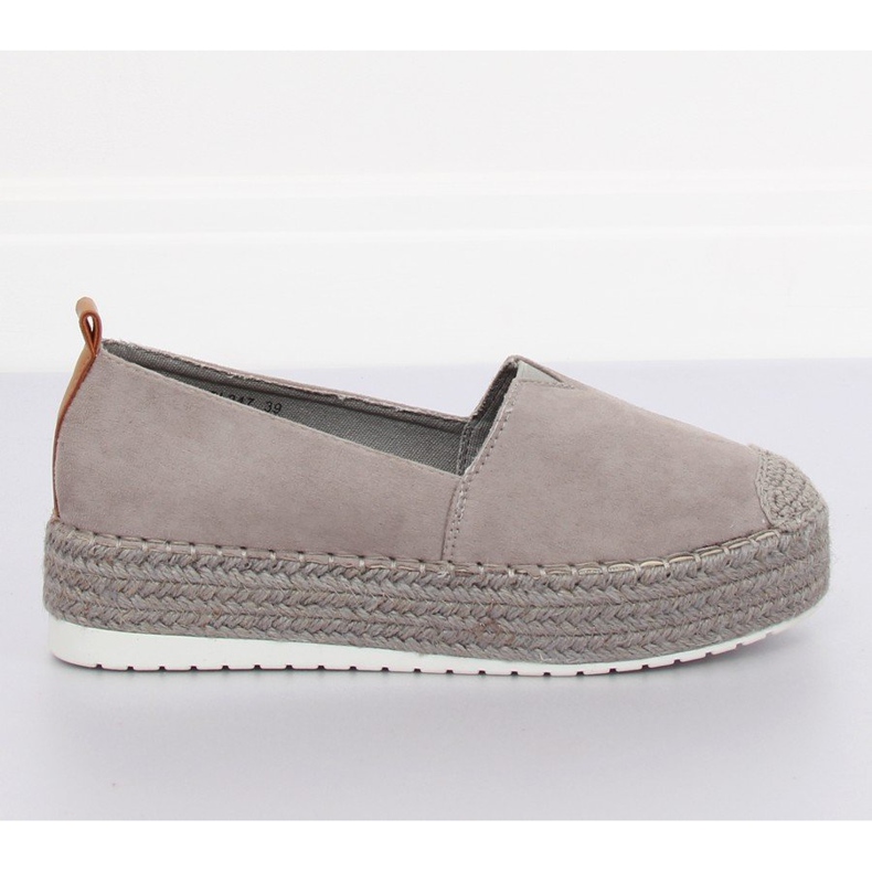 Espadrilles sur les hauts gris gris BL247 Gris II-GAT