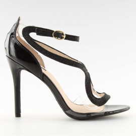 Sandales noires 1443 Black II-GAT