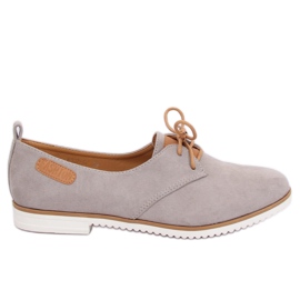 Gris Mocassins femme gris 6907-BL Gris Gris Mocassins femme gris 6907-BL Gris