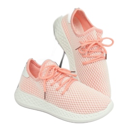 Rose 7760-Y Chaussures de sport roses