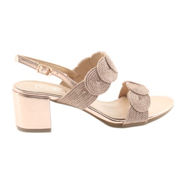 Sandales avec soutache en cordon doré Filippo 793