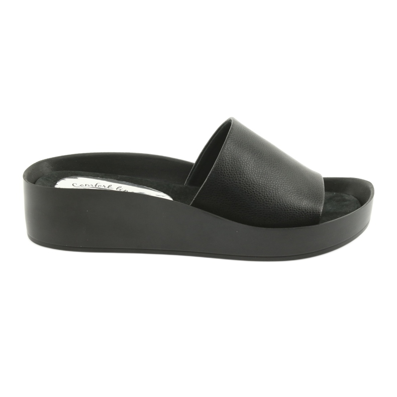 Chaussons profilés noirs Filippo 768 le noir