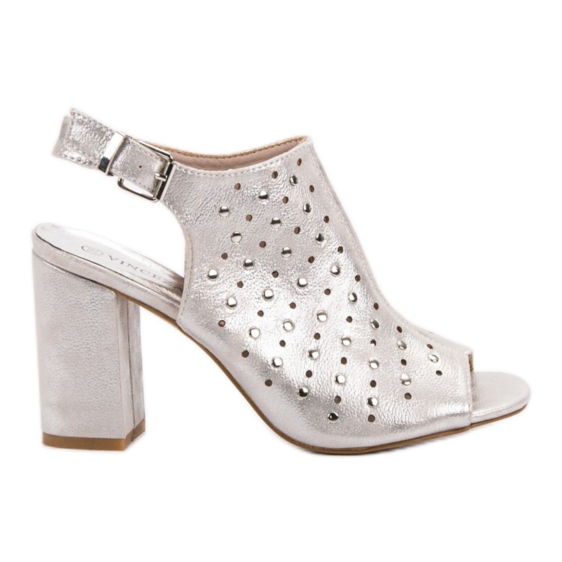 Sandales VINCEZA à jets gris