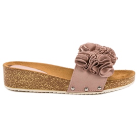 Seastar Pantoufles Poudrées Décontractées rose