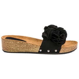 Seastar Pantoufles Noires Décontractées