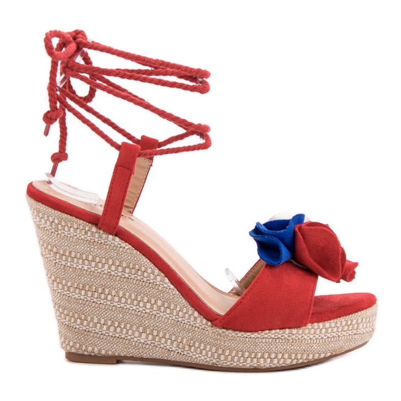 Seastar Sandales nouées sur le coin rouge Seastar Sandales nouées sur le coin rouge