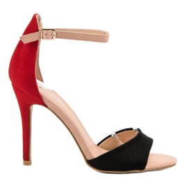 Seastar Sandales sur un talon haut noir