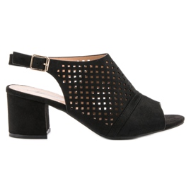 Sandales fermées décontractées noir