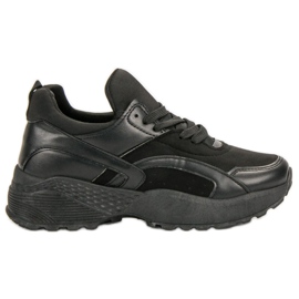 Baskets à enfiler noir