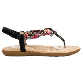 Cm Paris Sandales japonaises à la mode noir