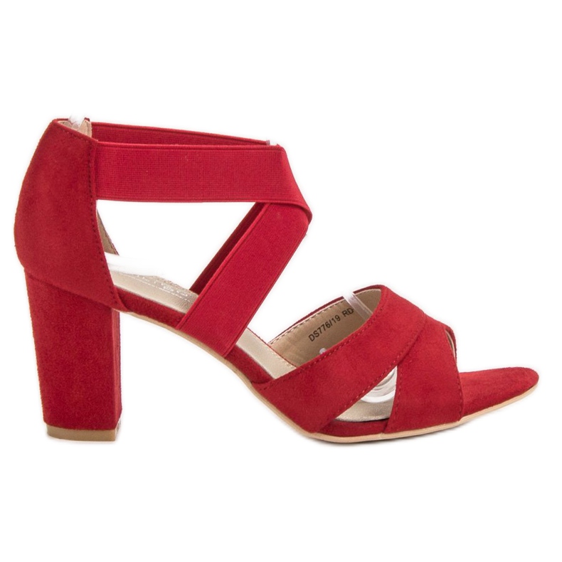 Filippo Sandales à enfiler rouges