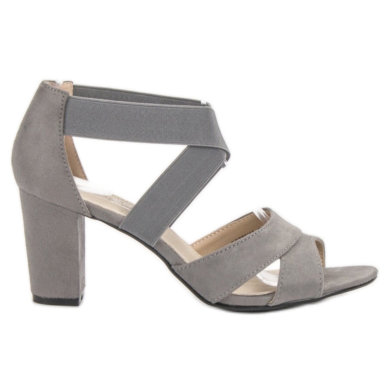 Filippo Sandales à enfiler grises