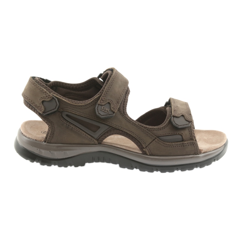 Sandales velcro, fond marron clair EVA DK brun Sandales velcro, fond marron clair EVA DK brun