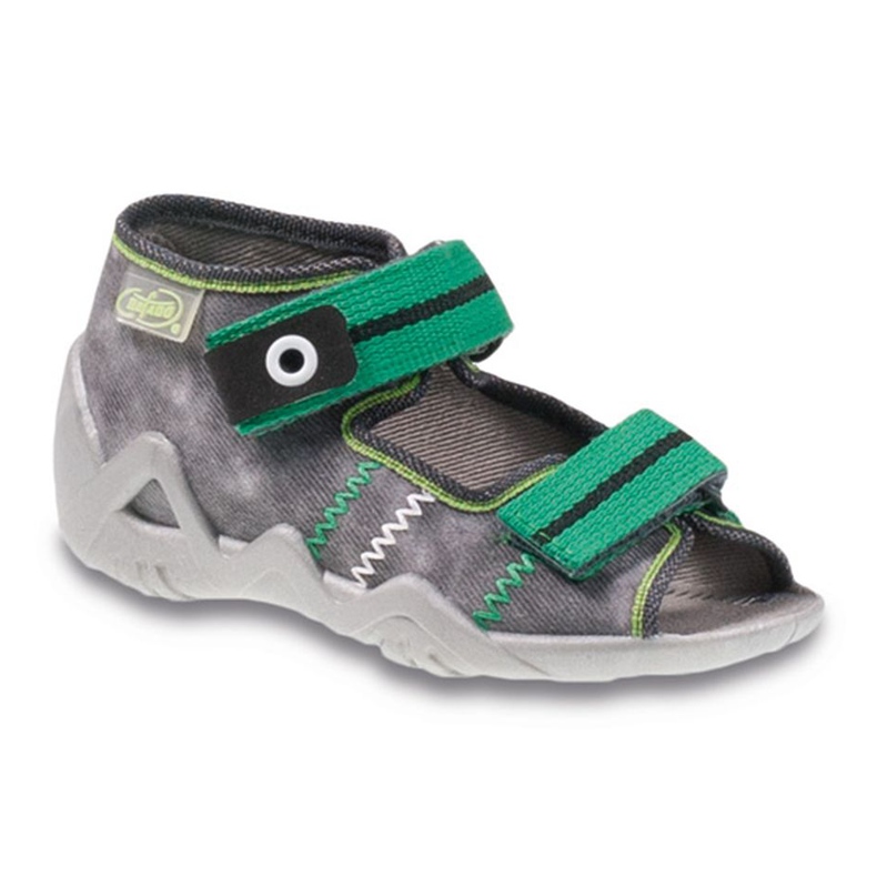 Chaussures enfant Befado 250P066 gris vert