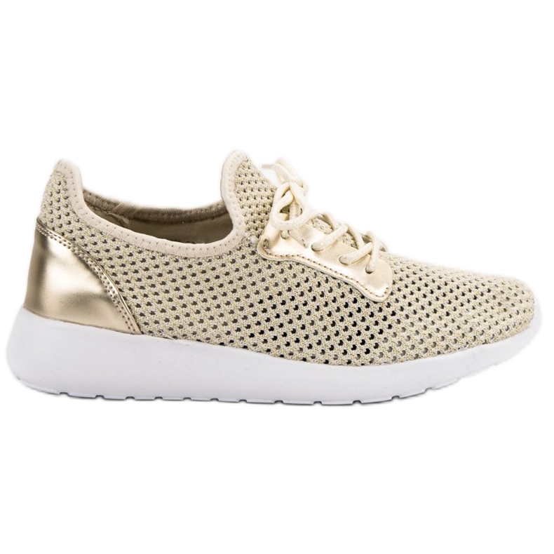 SHELOVET Chaussures de sport en maille jaune SHELOVET Chaussures de sport en maille jaune