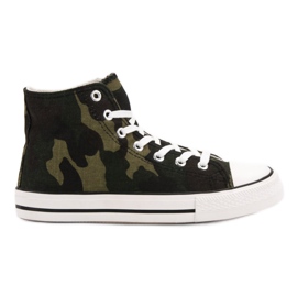 Jumex Baskets hautes Moro vert