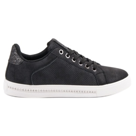 SHELOVET Chaussures de sport noires