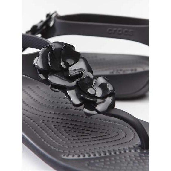 Crocs Serena Embellish Flip W 060 Noir Noir le noir