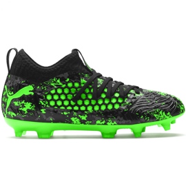 Chaussures de foot Puma Future 19.3 Netfit Fg Ag Jr 105551 03 multicolore le noir