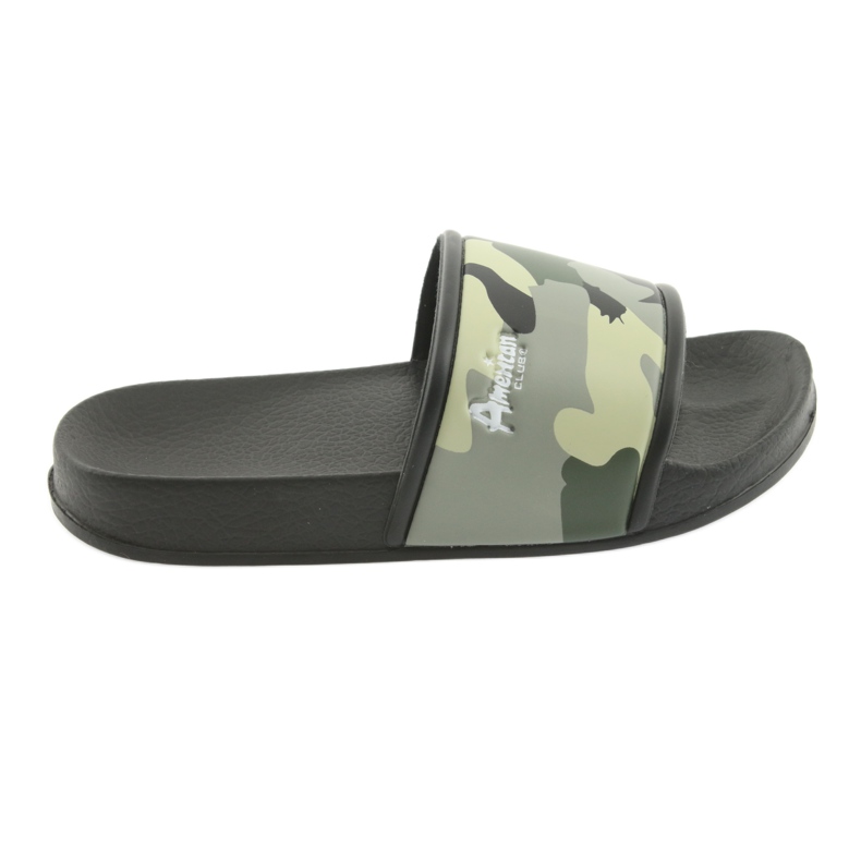 Chaussons camo profilés Green American Club le noir vert Chaussons camo profilés Green American Club le noir vert