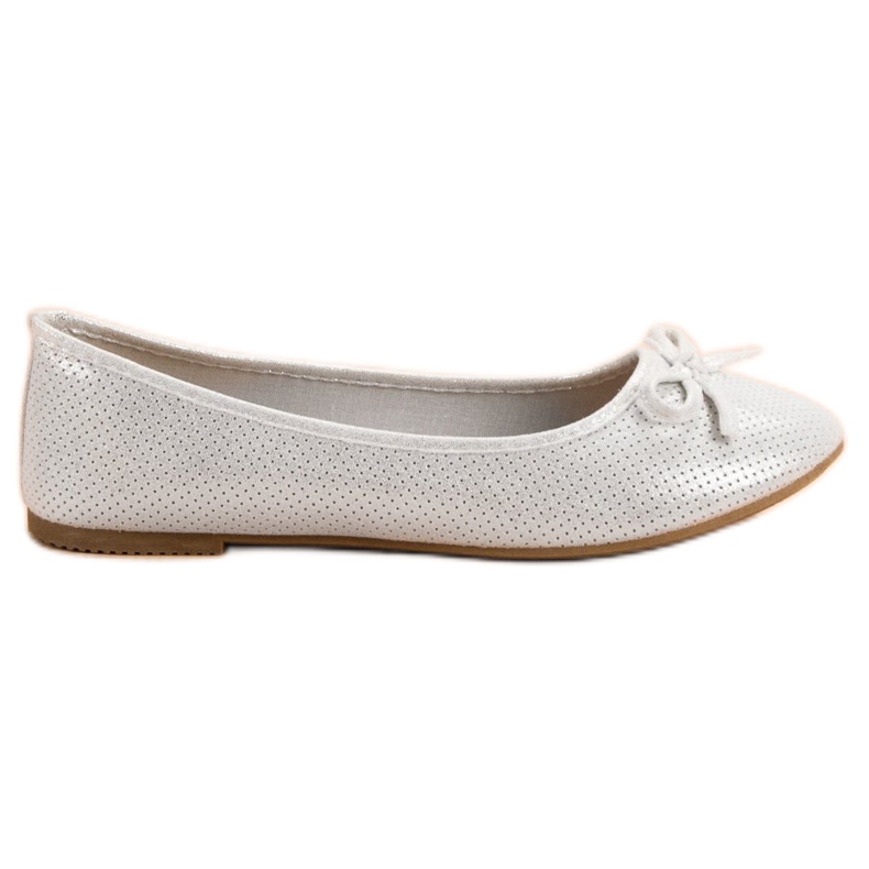 Evento Ballerine Blanche Avec Un Noeud