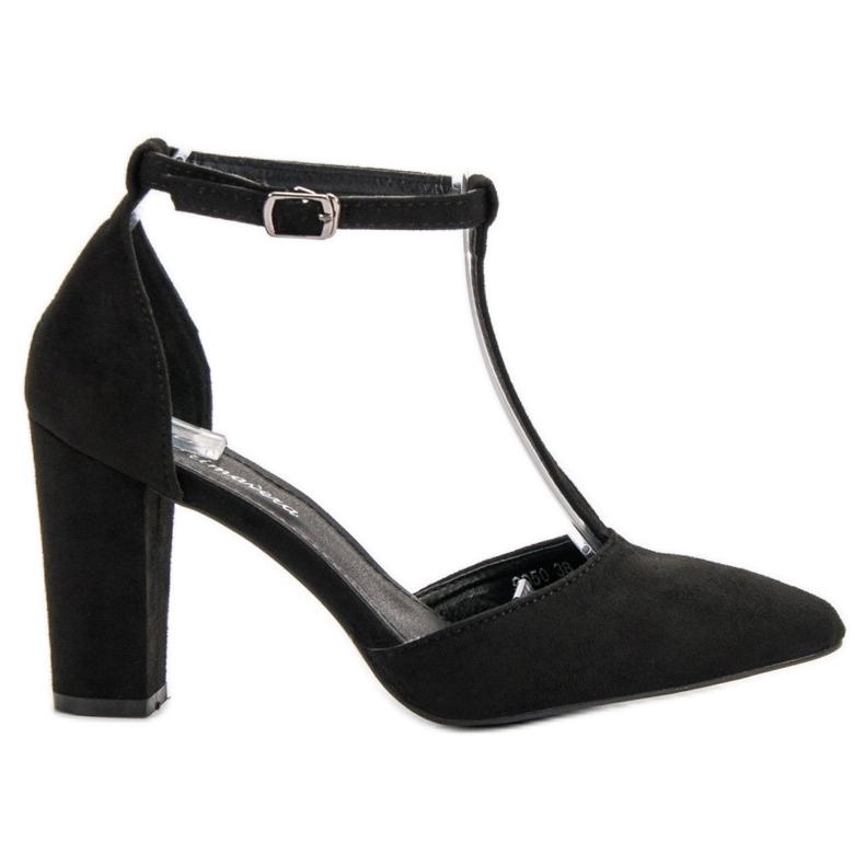 Primavera Escarpins noirs sur un pilier le noir