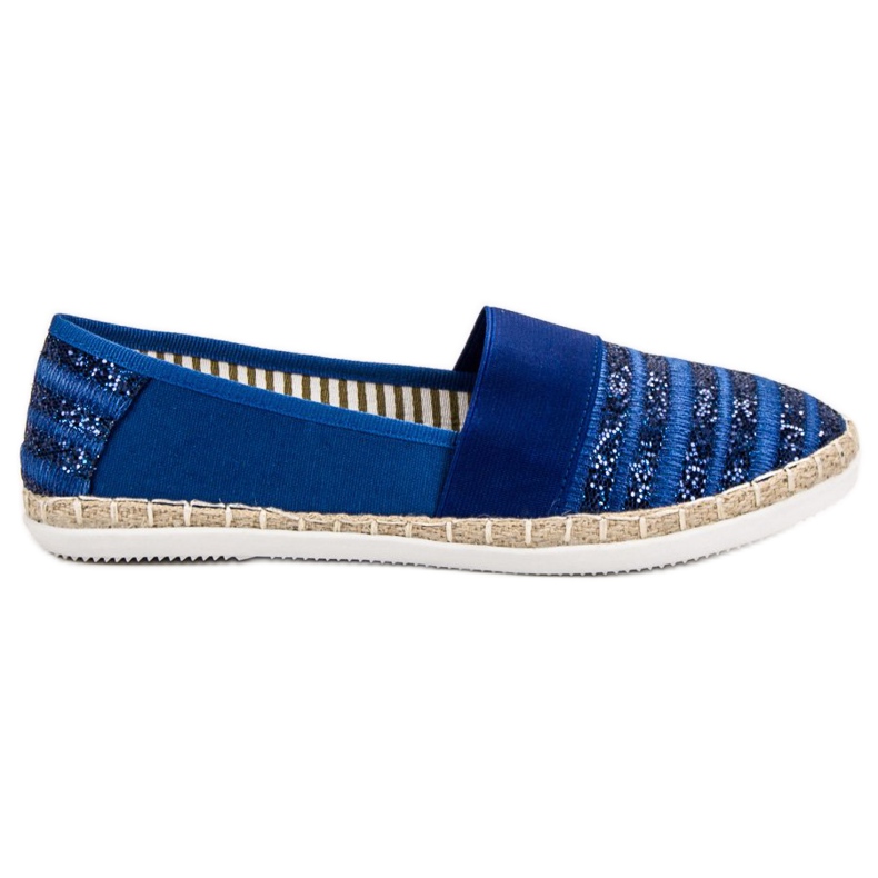 Kayla Espadrilles Brillantes bleu Kayla Espadrilles Brillantes bleu