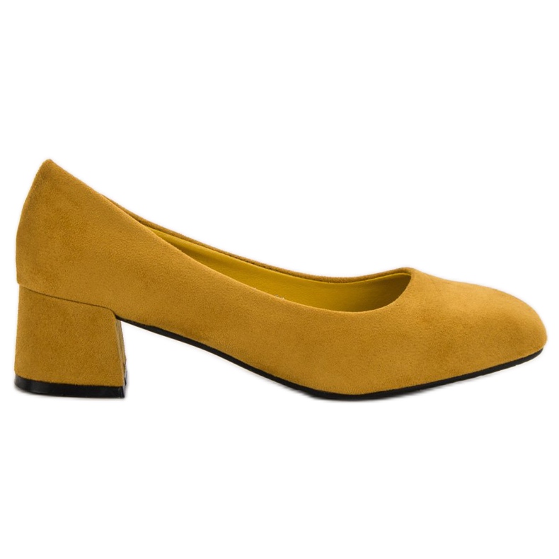 SHELOVET Escarpins à la moutarde jaune