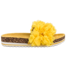 Seastar Pantoufles Jaunes À La Mode