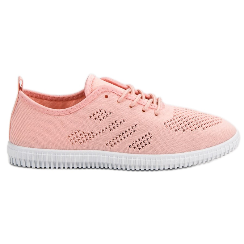 SHELOVET Chaussures à lacets textiles rose SHELOVET Chaussures à lacets textiles rose