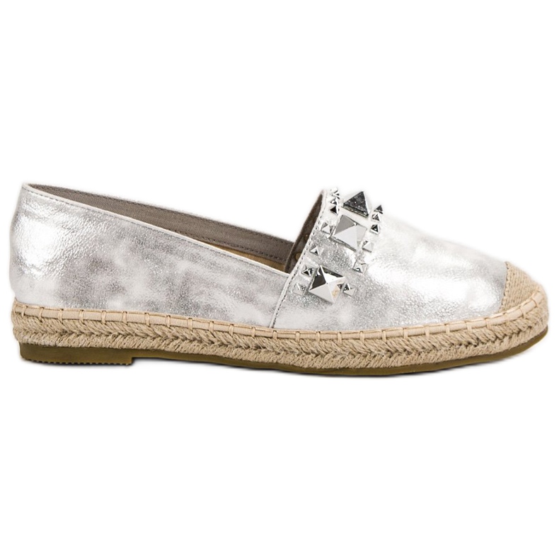 Janessa Espadrilles À Clous gris