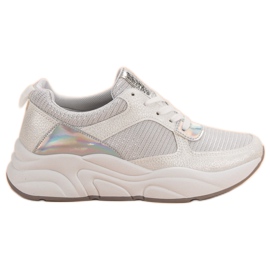 Ideal Shoes Chaussures de sport blanches
