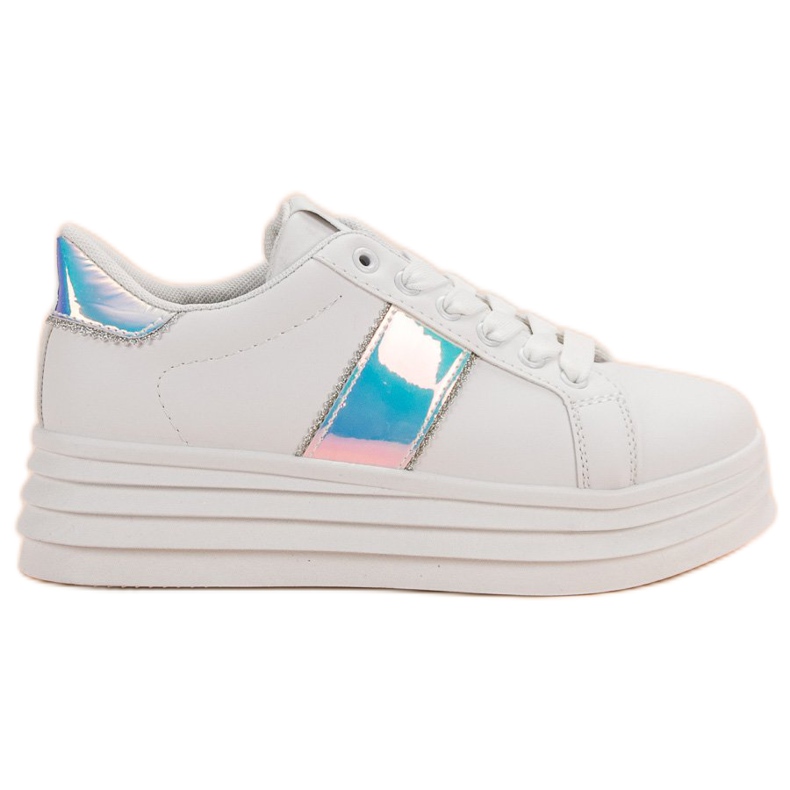 SHELOVET Chaussures blanches sur la plate-forme